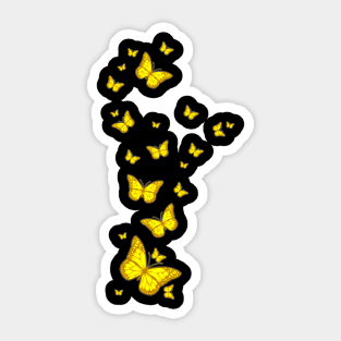 Butterflies in my Stomach Sticker